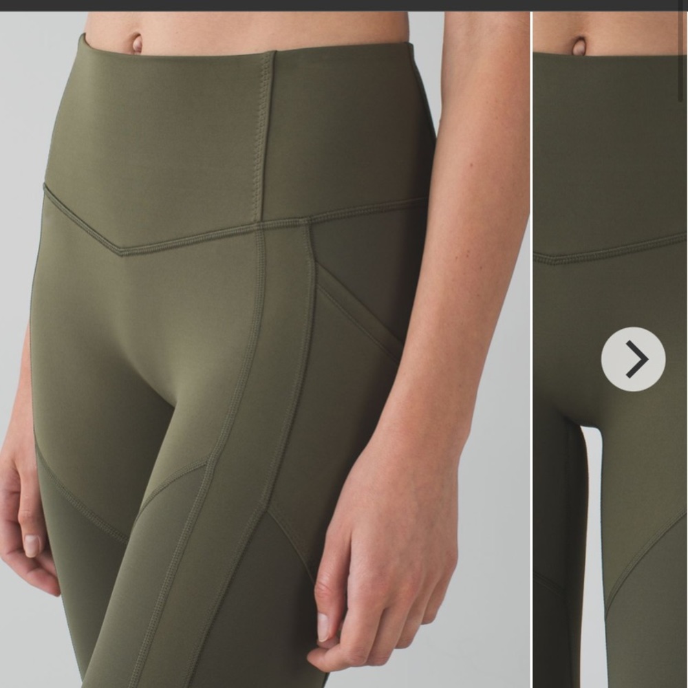 Lululemon leggings in green
